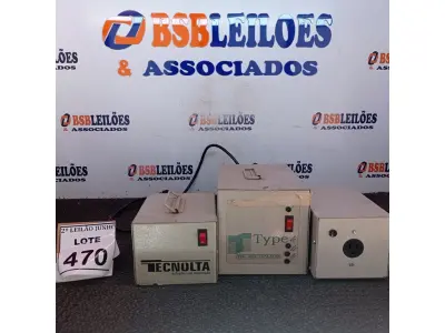 LOTE 470 - 03 TRANSFORMADORES MARCAS E MODELOS DIVERSOS. (NO ESTADO) ATENÇÃO! FAZER A VISITAÇÃO ANTES DE ARREMATAR, NÃO SABEMOS SE FUNCIONA, LEILÃO NÃO TEM GARANTIA E NEM DEVOLUÇÃO, SUJEITO A POSSÍVEIS AVARIAS VISÍVEIS/OCULTAS E/OU AUSÊNCIA DE COMPONENTES.