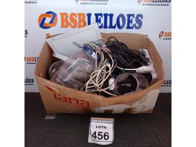 LOTE 456 - 01 LOTE COM GRANDE QUANTIDADE CABOS E MATERIAIS ELÉTRICOS DIVERSOS. (NO ESTADO) ATENÇÃO! FAZER A VISITAÇÃO ANTES DE ARREMATAR, NÃO SABEMOS SE FUNCIONA, LEILÃO NÃO TEM GARANTIA E NEM DEVOLUÇÃO, SUJEITO A POSSÍVEIS AVARIAS VISÍVEIS/OCULTAS E/OU AUSÊNCIA DE COMPONENTES.