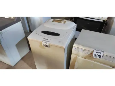 LOTE 359 - 01 MÁQUINA DE LAVAR MARCA BRASTEMP 5KG. (NO ESTADO) ATENÇÃO! FAZER A VISITAÇÃO ANTES DE ARREMATAR, NÃO SABEMOS SE FUNCIONA. LEILÃO NÃO TEM GARANTIA E NEM DEVOLUÇÃO, SUJEITO A POSSÍVEIS AVARIAS VISÍVEIS/OCULTAS E/OU AUSÊNCIA DE COMPONENTES.
