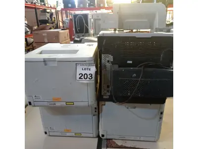 LOTE 203 - 03 IMPRESSORAS MODELO HL-L8350CDW E 01 IMPRESSORA MODELO JETP4015N MARCA HP. (NO ESTADO) ATENÇÃO! FAZER A VISITAÇÃO ANTES DE ARREMATAR, NÃO SABEMOS SE FUNCIONA, LEILÃO NÃO TEM GARANTIA E NEM DEVOLUÇÃO, SUJEITO A POSSÍVEIS AVARIAS VISÍVEIS/OCULTAS E/OU AUSÊNCIA DE COMPONENTES.