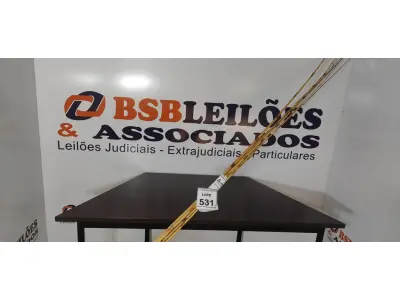 LOTE 531 - 05 VARAS DE BAMBU. (NO ESTADO) ATENÇÃO! FAZER A VISITAÇÃO ANTES DE ARREMATAR, NÃO SABEMOS SE FUNCIONA, LEILÃO NÃO TEM GARANTIA E NEM DEVOLUÇÃO, SUJEITO A POSSÍVEIS AVARIAS VISÍVEIS/OCULTAS E/OU AUSÊNCIA DE COMPONENTES.