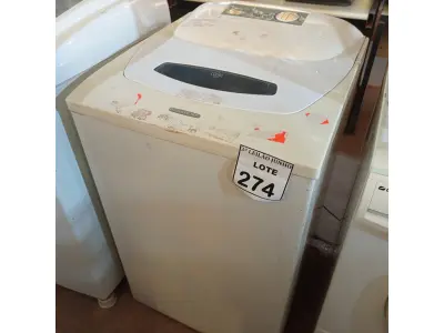 LOTE 345 - 01 MÁQUINA DE LAVAR ROUPAS BRASTEMP 5KG 220V (NO ESTADO) ATENÇÃO! FAZER A VISITAÇÃO ANTES DE ARREMATAR, NÃO SABEMOS SE FUNCIONA. LEILÃO NÃO TEM GARANTIA E NEM DEVOLUÇÃO, SUJEITO A POSSÍVEIS AVARIAS VISÍVEIS/OCULTAS E/OU AUSÊNCIA DE COMPONENTES.