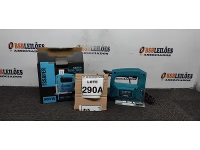 LOTE 290 - SERRA TICO TICO TSSAPER 500W 220V COM SERRA RPM 3000 60HZ. (NO ESTADO) ATENÇÃO! FAZER A VISITAÇÃO ANTES DE ARREMATAR, NÃO SABEMOS SE FUNCIONA, LEILÃO NÃO TEM GARANTIA E NEM DEVOLUÇÃO, SUJEITO A POSSÍVEIS AVARIAS VISÍVEIS/OCULTAS E/OU AUSÊNCIA DE COMPONENTES.