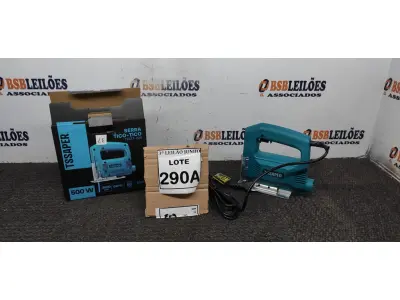 LOTE 290 - SERRA TICO TICO TSSAPER 500W 220V COM SERRA RPM 3000 60HZ. (NO ESTADO) ATENÇÃO! FAZER A VISITAÇÃO ANTES DE ARREMATAR, NÃO SABEMOS SE FUNCIONA, LEILÃO NÃO TEM GARANTIA E NEM DEVOLUÇÃO, SUJEITO A POSSÍVEIS AVARIAS VISÍVEIS/OCULTAS E/OU AUSÊNCIA DE COMPONENTES.