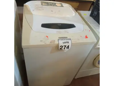 LOTE 345 - 01 MÁQUINA DE LAVAR ROUPAS BRASTEMP 5KG 220V (NO ESTADO) ATENÇÃO! FAZER A VISITAÇÃO ANTES DE ARREMATAR, NÃO SABEMOS SE FUNCIONA. LEILÃO NÃO TEM GARANTIA E NEM DEVOLUÇÃO, SUJEITO A POSSÍVEIS AVARIAS VISÍVEIS/OCULTAS E/OU AUSÊNCIA DE COMPONENTES.