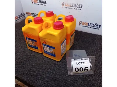 LOTE 005 - 04 CHAPISCOS PLUS COM 3,6L MARCA SIKA.  (NO ESTADO) ATENÇÃO! FAZER A VISITAÇÃO ANTES DE ARREMATAR, NÃO SABEMOS SE FUNCIONA. LEILÃO NÃO TEM GARANTIA E NEM DEVOLUÇÃO, SUJEITO A POSSÍVEIS AVARIAS VISÍVEIS/OCULTAS E/OU AUSÊNCIA DE COMPONENTES.