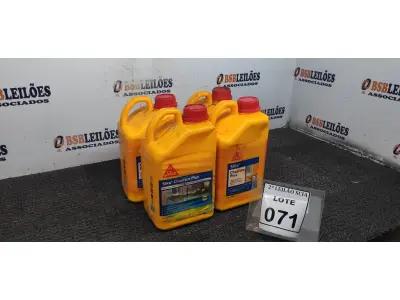 LOTE 071 - 04 CHAPISCOS PLUS COM 3,6L MARCA SIKA. (NO ESTADO) ATENÇÃO! FAZER A VISITAÇÃO ANTES DE ARREMATAR, NÃO SABEMOS SE FUNCIONA. LEILÃO NÃO TEM GARANTIA E NEM DEVOLUÇÃO, SUJEITO A POSSÍVEIS AVARIAS VISÍVEIS/OCULTAS E/OU AUSÊNCIA DE COMPONENTES.
