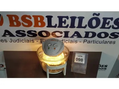 LOTE 098 - 01 FORNO TURBO. (NO ESTADO) ATENÇÃO! FAZER A VISITAÇÃO ANTES DE ARREMATAR, NÃO SABEMOS SE FUNCIONA. LEILÃO NÃO TEM GARANTIA E NEM DEVOLUÇÃO, SUJEITO A POSSÍVEIS AVARIAS VISÍVEIS/OCULTAS E/OU AUSÊNCIA DE COMPONENTES.