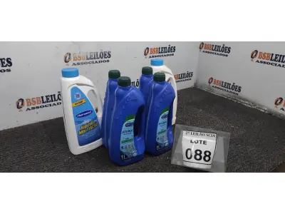 LOTE 088 - 04 ELEVADORES DE PH LIQUIDO COM 1L MARCA ATCLLOR E 02 ALGICIDAS MARCA HIDROZAEL 1L. (NO ESTADO) ATENÇÃO! FAZER A VISITAÇÃO ANTES DE ARREMATAR, NÃO SABEMOS SE FUNCIONA. LEILÃO NÃO TEM GARANTIA E NEM DEVOLUÇÃO, SUJEITO A POSSÍVEIS AVARIAS VISÍVEIS/OCULTAS E/OU AUSÊNCIA DE COMPONENTES.