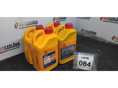LOTE 084 - 03 CHAPISCOS PLUS COM 3,6L MARCA SIKA.   (NO ESTADO) ATENÇÃO! FAZER A VISITAÇÃO ANTES DE ARREMATAR, NÃO SABEMOS SE FUNCIONA. LEILÃO NÃO TEM GARANTIA E NEM DEVOLUÇÃO, SUJEITO A POSSÍVEIS AVARIAS VISÍVEIS/OCULTAS E/OU AUSÊNCIA DE COMPONENTES.