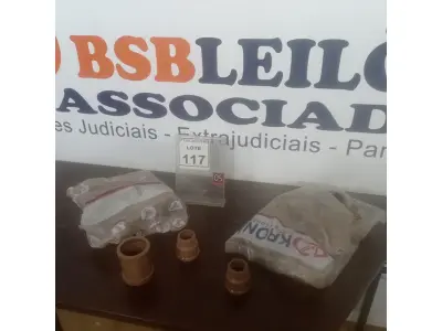 LOTE 117 - 01 LOTE COM VÁRIOS ADAPTADORES HIDRÁULICOS 50X1,1/2. (NO ESTADO) ATENÇÃO! FAZER A VISITAÇÃO ANTES DE ARREMATAR, NÃO SABEMOS SE FUNCIONA. LEILÃO NÃO TEM GARANTIA E NEM DEVOLUÇÃO, SUJEITO A POSSÍVEIS AVARIAS VISÍVEIS/OCULTAS E/OU AUSÊNCIA DE COMPONENTES.