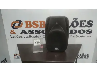 LOTE 072 - 01 CAIXA DE SOM PZPROPASSIVE PX-12. (NO ESTADO) ATENÇÃO! FAZER A VISITAÇÃO ANTES DE ARREMATAR, NÃO SABEMOS SE FUNCIONA. LEILÃO NÃO TEM GARANTIA E NEM DEVOLUÇÃO, SUJEITO A POSSÍVEIS AVARIAS VISÍVEIS/OCULTAS E/OU AUSÊNCIA DE COMPONENTES.