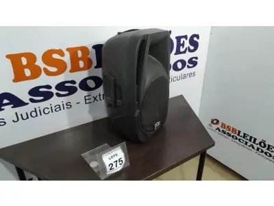 LOTE 275 - 01 CAIXA DE SOM MARCA PZ PRO ÁUDIO. (NO ESTADO) ATENÇÃO! FAZER A VISITAÇÃO ANTES DE ARREMATAR, NÃO SABEMOS SE FUNCIONA. LEILÃO NÃO TEM GARANTIA E NEM DEVOLUÇÃO, SUJEITO A POSSÍVEIS AVARIAS VISÍVEIS/OCULTAS E/OU AUSÊNCIA DE COMPONENTES.