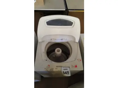 LOTE 345 - 01 MÁQUINA DE LAVAR ROUPAS BRASTEMP 5KG 220V (NO ESTADO) ATENÇÃO! FAZER A VISITAÇÃO ANTES DE ARREMATAR, NÃO SABEMOS SE FUNCIONA. LEILÃO NÃO TEM GARANTIA E NEM DEVOLUÇÃO, SUJEITO A POSSÍVEIS AVARIAS VISÍVEIS/OCULTAS E/OU AUSÊNCIA DE COMPONENTES.