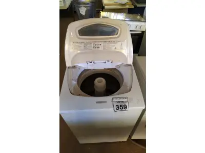 LOTE 359 - 01 MÁQUINA DE LAVAR MARCA BRASTEMP 5KG. (NO ESTADO) ATENÇÃO! FAZER A VISITAÇÃO ANTES DE ARREMATAR, NÃO SABEMOS SE FUNCIONA. LEILÃO NÃO TEM GARANTIA E NEM DEVOLUÇÃO, SUJEITO A POSSÍVEIS AVARIAS VISÍVEIS/OCULTAS E/OU AUSÊNCIA DE COMPONENTES.