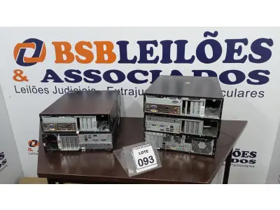 LOTE 093 - 05 CPU’S DE MARCAS E MODELOS DIVERSOS. (NO ESTADO) ATENÇÃO! FAZER A VISITAÇÃO ANTES DE ARREMATAR, NÃO SABEMOS SE FUNCIONA, LEILÃO NÃO TEM GARANTIA E NEM DEVOLUÇÃO, SUJEITO A POSSÍVEIS AVARIAS VISÍVEIS/OCULTAS E/OU AUSÊNCIA DE COMPONENTES.
