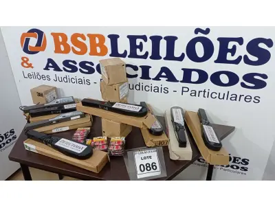LOTE 086 - 07 DETECTORES DE METAL E 02 CAIXAS DE MARCADORES ADESIVOS. (NO ESTADO) ATENÇÃO! FAZER A VISITAÇÃO ANTES DE ARREMATAR, NÃO SABEMOS SE FUNCIONA, LEILÃO NÃO TEM GARANTIA E NEM DEVOLUÇÃO, SUJEITO A POSSÍVEIS AVARIAS VISÍVEIS/OCULTAS E/OU AUSÊNCIA DE COMPONENTES.