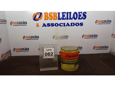 LOTE 062 - 01 LATA DE FUNDO BRANCO EPÓXI 2,7L MARCA SUVINIL. (NO ESTADO) ATENÇÃO! FAZER A VISITAÇÃO ANTES DE ARREMATAR, NÃO SABEMOS SE FUNCIONA, LEILÃO NÃO TEM GARANTIA E NEM DEVOLUÇÃO, SUJEITO A POSSÍVEIS AVARIAS VISÍVEIS/OCULTAS E/OU AUSÊNCIA DE COMPONENTES.