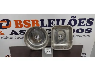 LOTE 114 - 03 CUBAS EM INOX. (NO ESTADO) ATENÇÃO! FAZER A VISITAÇÃO ANTES DE ARREMATAR, NÃO SABEMOS SE FUNCIONA, LEILÃO NÃO TEM GARANTIA E NEM DEVOLUÇÃO, SUJEITO A POSSÍVEIS AVARIAS VISÍVEIS/OCULTAS E/OU AUSÊNCIA DE COMPONENTES.