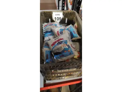 LOTE 109 - 01 LOTE COM GRANDE QUANTIDADE PACOTES DE GESSO RÁPIDO PARA MOLDURAS, REPAROS E MOLDES DE 1KG CADA MARCA REJUMASSA. (NOVO) (NO ESTADO) ATENÇÃO! FAZER A VISITAÇÃO ANTES DE ARREMATAR, NÃO SABEMOS SE FUNCIONA. LEILÃO NÃO TEM GARANTIA E NEM DEVOLUÇÃO, SUJEITO A POSSÍVEIS AVARIAS VISÍVEIS/OCULTAS E/OU AUSÊNCIA DE COMPONENTES.