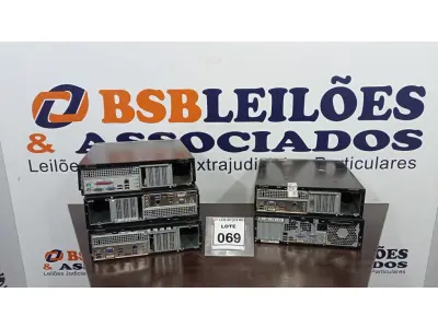 LOTE 069 - 05 CPU’S DE MARCAS E MODELOS DIVERSOS. (NO ESTADO) ATENÇÃO! FAZER A VISITAÇÃO ANTES DE ARREMATAR, NÃO SABEMOS SE FUNCIONA, LEILÃO NÃO TEM GARANTIA E NEM DEVOLUÇÃO, SUJEITO A POSSÍVEIS AVARIAS VISÍVEIS/OCULTAS E/OU AUSÊNCIA DE COMPONENTES.