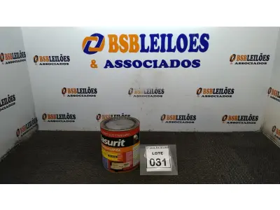 LOTE 031 - 01 LATA DE ESMALTE SINTÉTICO COM 3,6L NA COR BRILHANTE AZUL FRANÇA MARCA GLASURIT. (NO ESTADO) ATENÇÃO! FAZER A VISITAÇÃO ANTES DE ARREMATAR, NÃO SABEMOS SE FUNCIONA, LEILÃO NÃO TEM GARANTIA E NEM DEVOLUÇÃO, SUJEITO A POSSÍVEIS AVARIAS VISÍVEIS/OCULTAS E/OU AUSÊNCIA DE COMPONENTES.