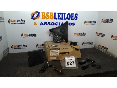 LOTE 027 - 01 ESTAÇÃO PARA VIDEOCONFERÊNCIA. (NO ESTADO) ATENÇÃO! FAZER A VISITAÇÃO ANTES DE ARREMATAR, NÃO SABEMOS SE FUNCIONA, LEILÃO NÃO TEM GARANTIA E NEM DEVOLUÇÃO, SUJEITO A POSSÍVEIS AVARIAS VISÍVEIS/OCULTAS E/OU AUSÊNCIA DE COMPONENTES.