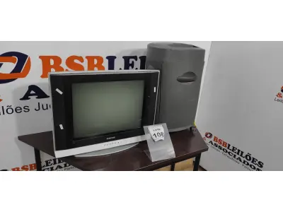 LOTE 108 - 01 FRAGMENTADORA MARCA DUOTEC E 01 TELEVISÃO DE TUBO MARCA SAMSUNG. (NO ESTADO) ATENÇÃO! FAZER A VISITAÇÃO ANTES DE ARREMATAR, NÃO SABEMOS SE FUNCIONA, LEILÃO NÃO TEM GARANTIA E NEM DEVOLUÇÃO, SUJEITO A POSSÍVEIS AVARIAS VISÍVEIS/OCULTAS E/OU AUSÊNCIA DE COMPONENTES.