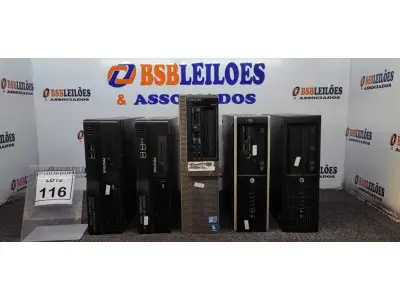 LOTE 116 - 06 CPU’S DE MARCAS E MODELOS DIVERSOS. (NO ESTADO) ATENÇÃO! FAZER A VISITAÇÃO ANTES DE ARREMATAR, NÃO SABEMOS SE FUNCIONA, LEILÃO NÃO TEM GARANTIA E NEM DEVOLUÇÃO, SUJEITO A POSSÍVEIS AVARIAS VISÍVEIS/OCULTAS E/OU AUSÊNCIA DE COMPONENTES.