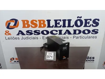 LOTE 071 - 01 NOBREAK MARCA LACERDA. (NO ESTADO) ATENÇÃO! FAZER A VISITAÇÃO ANTES DE ARREMATAR, NÃO SABEMOS SE FUNCIONA, LEILÃO NÃO TEM GARANTIA E NEM DEVOLUÇÃO, SUJEITO A POSSÍVEIS AVARIAS VISÍVEIS/OCULTAS E/OU AUSÊNCIA DE COMPONENTES.