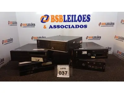 LOTE 037 - 05 CPU’S DE MARCAS E MODELOS DIVERSOS. (NO ESTADO) ATENÇÃO! FAZER A VISITAÇÃO ANTES DE ARREMATAR, NÃO SABEMOS SE FUNCIONA, LEILÃO NÃO TEM GARANTIA E NEM DEVOLUÇÃO, SUJEITO A POSSÍVEIS AVARIAS VISÍVEIS/OCULTAS E/OU AUSÊNCIA DE COMPONENTES.