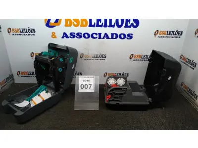 LOTE 007 - 01 IMPRESSORA TÉRMICA DE ETIQUETAS MARCA ZEBRA E 01 IMPRESSORA TÉRMICA MARCA HONEWEEL. (NO ESTADO) ATENÇÃO! FAZER A VISITAÇÃO ANTES DE ARREMATAR, NÃO SABEMOS SE FUNCIONA, LEILÃO NÃO TEM GARANTIA E NEM DEVOLUÇÃO, SUJEITO A POSSÍVEIS AVARIAS VISÍVEIS/OCULTAS E/OU AUSÊNCIA DE COMPONENTES.