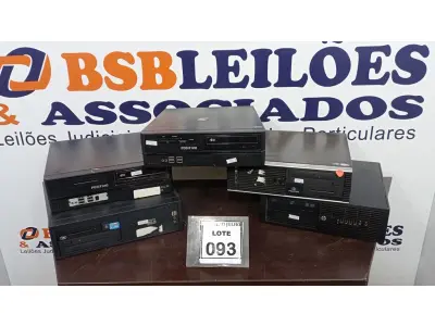 LOTE 093 - 05 CPU’S DE MARCAS E MODELOS DIVERSOS. (NO ESTADO) ATENÇÃO! FAZER A VISITAÇÃO ANTES DE ARREMATAR, NÃO SABEMOS SE FUNCIONA, LEILÃO NÃO TEM GARANTIA E NEM DEVOLUÇÃO, SUJEITO A POSSÍVEIS AVARIAS VISÍVEIS/OCULTAS E/OU AUSÊNCIA DE COMPONENTES.