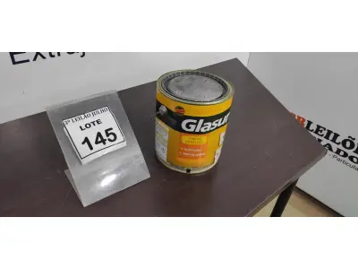 LOTE 145 - 01 LATA DE TINTA ACRÍLICA 3,6L NA COR FOSCO CAMURÇA MARCA GLASURIT. (NO ESTADO) ATENÇÃO! FAZER A VISITAÇÃO ANTES DE ARREMATAR, NÃO SABEMOS SE FUNCIONA, LEILÃO NÃO TEM GARANTIA E NEM DEVOLUÇÃO, SUJEITO A POSSÍVEIS AVARIAS VISÍVEIS/OCULTAS E/OU AUSÊNCIA DE COMPONENTES.