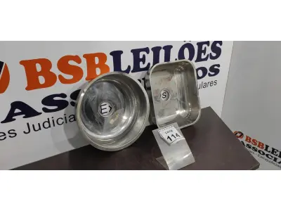 LOTE 114 - 03 CUBAS EM INOX. (NO ESTADO) ATENÇÃO! FAZER A VISITAÇÃO ANTES DE ARREMATAR, NÃO SABEMOS SE FUNCIONA, LEILÃO NÃO TEM GARANTIA E NEM DEVOLUÇÃO, SUJEITO A POSSÍVEIS AVARIAS VISÍVEIS/OCULTAS E/OU AUSÊNCIA DE COMPONENTES.