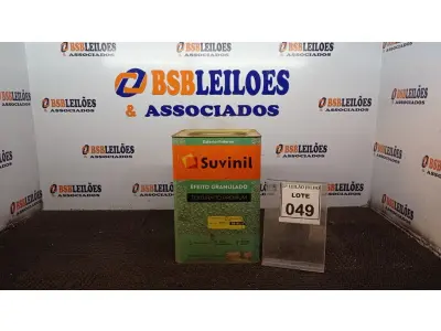 LOTE 049 - 01 LATA DE TEXTURATTO PREMIUM 26KG NA COR EFEITO GRANULADO PALHA MARCA SUVINIL. (NO ESTADO) ATENÇÃO! FAZER A VISITAÇÃO ANTES DE ARREMATAR, NÃO SABEMOS SE FUNCIONA, LEILÃO NÃO TEM GARANTIA E NEM DEVOLUÇÃO, SUJEITO A POSSÍVEIS AVARIAS VISÍVEIS/OCULTAS E/OU AUSÊNCIA DE COMPONENTES.
