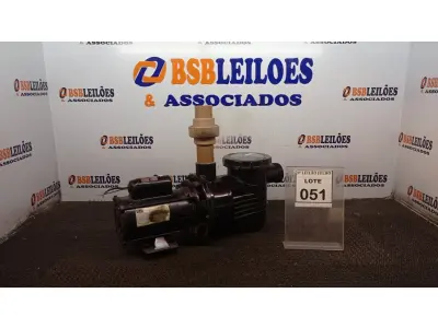 LOTE 051 - 01 BOMBA COM PRÉ FILTRO DE PISCINA. (NO ESTADO) ATENÇÃO! FAZER A VISITAÇÃO ANTES DE ARREMATAR, NÃO SABEMOS SE FUNCIONA, LEILÃO NÃO TEM GARANTIA E NEM DEVOLUÇÃO, SUJEITO A POSSÍVEIS AVARIAS VISÍVEIS/OCULTAS E/OU AUSÊNCIA DE COMPONENTES.