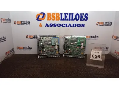 LOTE 056 - 02 PLACAS MÃE. (NO ESTADO) ATENÇÃO! FAZER A VISITAÇÃO ANTES DE ARREMATAR, NÃO SABEMOS SE FUNCIONA, LEILÃO NÃO TEM GARANTIA E NEM DEVOLUÇÃO, SUJEITO A POSSÍVEIS AVARIAS VISÍVEIS/OCULTAS E/OU AUSÊNCIA DE COMPONENTES.