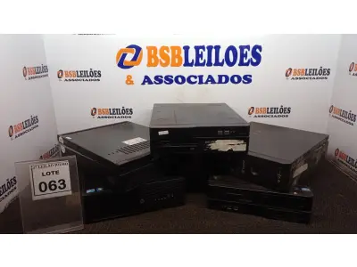 LOTE 063 - 05 CPU’S DE MARCAS E MODELOS DIVERSOS. (NO ESTADO) ATENÇÃO! FAZER A VISITAÇÃO ANTES DE ARREMATAR, NÃO SABEMOS SE FUNCIONA, LEILÃO NÃO TEM GARANTIA E NEM DEVOLUÇÃO, SUJEITO A POSSÍVEIS AVARIAS VISÍVEIS/OCULTAS E/OU AUSÊNCIA DE COMPONENTES.