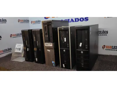 LOTE 116 - 06 CPU’S DE MARCAS E MODELOS DIVERSOS. (NO ESTADO) ATENÇÃO! FAZER A VISITAÇÃO ANTES DE ARREMATAR, NÃO SABEMOS SE FUNCIONA, LEILÃO NÃO TEM GARANTIA E NEM DEVOLUÇÃO, SUJEITO A POSSÍVEIS AVARIAS VISÍVEIS/OCULTAS E/OU AUSÊNCIA DE COMPONENTES.