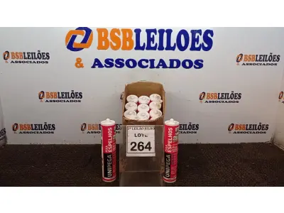 LOTE 264 - 14 BISNAGAS DE ADESIVOS HÍBRIDO FIXA ESPELHO 280ML CADA MARCA UNIPEGA. (NO ESTADO) ATENÇÃO! FAZER A VISITAÇÃO ANTES DE ARREMATAR, NÃO SABEMOS SE FUNCIONA, LEILÃO NÃO TEM GARANTIA E NEM DEVOLUÇÃO, SUJEITO A POSSÍVEIS AVARIAS VISÍVEIS/OCULTAS E/OU AUSÊNCIA DE COMPONENTES.