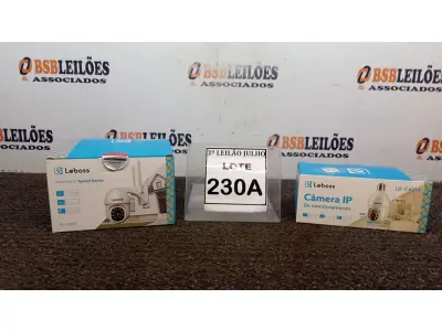 LOTE 230 - 1 CÂMERA INTERNA E 1 CÂMERA EXTERNA IP WI-FI APPS YOOSEE (NO ESTADO) ATENÇÃO! FAZER A VISITAÇÃO ANTES DE ARREMATAR, NÃO SABEMOS SE FUNCIONA, LEILÃO NÃO TEM GARANTIA E NEM DEVOLUÇÃO, SUJEITO A POSSÍVEIS AVARIAS VISÍVEIS/OCULTAS E/OU AUSÊNCIA DE COMPONENTES.