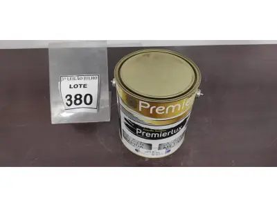 LOTE 380 - 01 LATA DE ESMALTE SINTÉTICO PREMIERLUX DE 3,6L NA COR CINZA MÉDIO MARCA PREMIER. (NO ESTADO) ATENÇÃO! FAZER A VISITAÇÃO ANTES DE ARREMATAR, NÃO SABEMOS SE FUNCIONA, LEILÃO NÃO TEM GARANTIA E NEM DEVOLUÇÃO, SUJEITO A POSSÍVEIS AVARIAS VISÍVEIS/OCULTAS E/OU AUSÊNCIA DE COMPONENTES.