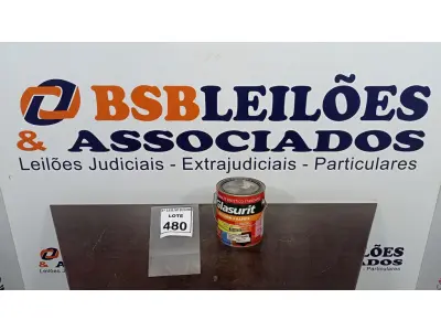 LOTE 480 - 01 LATA DE ESMALTE SINTÉTICO COM 3,6L NA COR BRILHANTE VERDE PRIMAVERA MARCA GLASURIT. (NO ESTADO) ATENÇÃO! FAZER A VISITAÇÃO ANTES DE ARREMATAR, NÃO SABEMOS SE FUNCIONA, LEILÃO NÃO TEM GARANTIA E NEM DEVOLUÇÃO, SUJEITO A POSSÍVEIS AVARIAS VISÍVEIS/OCULTAS E/OU AUSÊNCIA DE COMPONENTES.