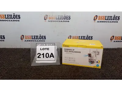 LOTE 210 - CÂMERA DUPLA IP WIFI INTELIGENTE EXTERNA APPS YOOSEE  ALTO FALANTE MICROFONE GIRA 360GRAUS COM LEDES BRANCO FOTOSSENSÍVEL 1080P  (NO ESTADO) ATENÇÃO! FAZER A VISITAÇÃO ANTES DE ARREMATAR, NÃO SABEMOS SE FUNCIONA, LEILÃO NÃO TEM GARANTIA E NEM DEVOLUÇÃO, SUJEITO A POSSÍVEIS AVARIAS VISÍVEIS/OCULTAS E/OU AUSÊNCIA DE COMPONENTES.