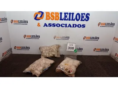 LOTE 308 - 01 LOTE COM GRANDE QUANTIDADE DE NIPLE DE REDUÇÃO DE MEDIDAS DIVERSAS. (NO ESTADO) ATENÇÃO! FAZER A VISITAÇÃO ANTES DE ARREMATAR, NÃO SABEMOS SE FUNCIONA, LEILÃO NÃO TEM GARANTIA E NEM DEVOLUÇÃO, SUJEITO A POSSÍVEIS AVARIAS VISÍVEIS/OCULTAS E/OU AUSÊNCIA DE COMPONENTES.