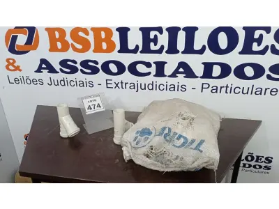 LOTE 474 - 01 LOTE COM VÁRIAS PEÇAS DE JUNÇÃO SIMPLES 50MM. (NO ESTADO) ATENÇÃO! FAZER A VISITAÇÃO ANTES DE ARREMATAR, NÃO SABEMOS SE FUNCIONA, LEILÃO NÃO TEM GARANTIA E NEM DEVOLUÇÃO, SUJEITO A POSSÍVEIS AVARIAS VISÍVEIS/OCULTAS E/OU AUSÊNCIA DE COMPONENTES.