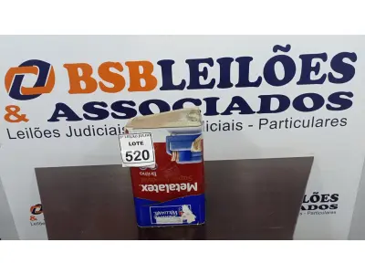 LOTE 520 - 01 LATA DE TINTA ACRÍLICA METALATEX SHERWIN-WILLIAMS 16L NA COR PALHA. (NO ESTADO) ATENÇÃO! FAZER A VISITAÇÃO ANTES DE ARREMATAR, NÃO SABEMOS SE FUNCIONA, LEILÃO NÃO TEM GARANTIA E NEM DEVOLUÇÃO, SUJEITO A POSSÍVEIS AVARIAS VISÍVEIS/OCULTAS E/OU AUSÊNCIA DE COMPONENTES.