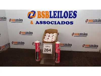 LOTE 264 - 14 BISNAGAS DE ADESIVOS HÍBRIDO FIXA ESPELHO 280ML CADA MARCA UNIPEGA. (NO ESTADO) ATENÇÃO! FAZER A VISITAÇÃO ANTES DE ARREMATAR, NÃO SABEMOS SE FUNCIONA, LEILÃO NÃO TEM GARANTIA E NEM DEVOLUÇÃO, SUJEITO A POSSÍVEIS AVARIAS VISÍVEIS/OCULTAS E/OU AUSÊNCIA DE COMPONENTES.