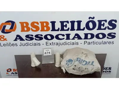 LOTE 474 - 01 LOTE COM VÁRIAS PEÇAS DE JUNÇÃO SIMPLES 50MM. (NO ESTADO) ATENÇÃO! FAZER A VISITAÇÃO ANTES DE ARREMATAR, NÃO SABEMOS SE FUNCIONA, LEILÃO NÃO TEM GARANTIA E NEM DEVOLUÇÃO, SUJEITO A POSSÍVEIS AVARIAS VISÍVEIS/OCULTAS E/OU AUSÊNCIA DE COMPONENTES.